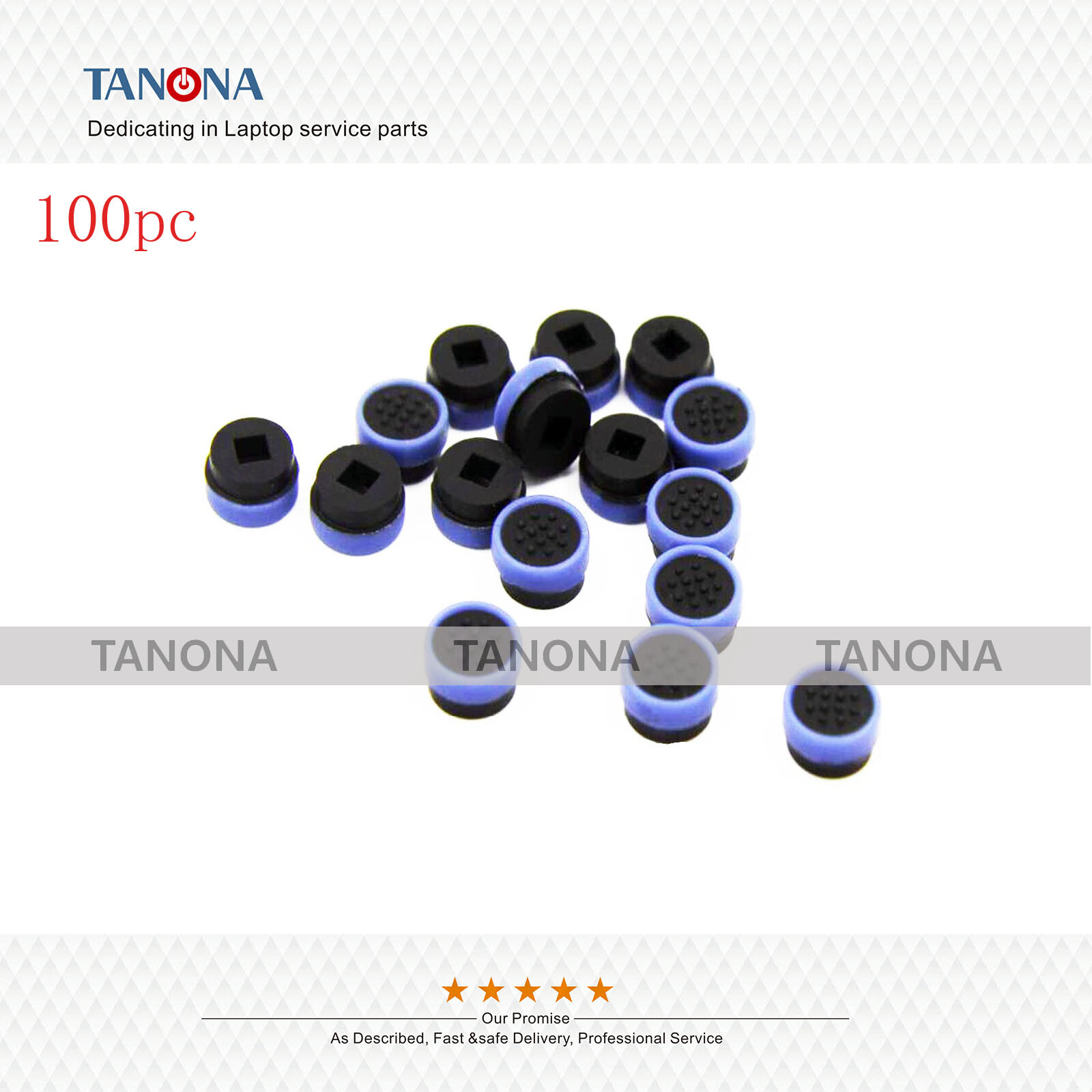 100pcs/lot New TrackPoint Cap Soft Dome Mouse Pointer for DELL E6400 E6410