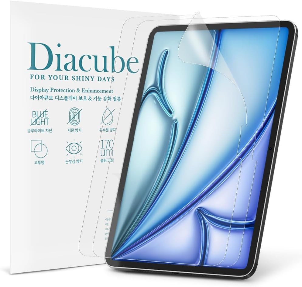 2-Pack Anti Glare Screen Protector with Blue Light Filter for iPad Air 11 Inch