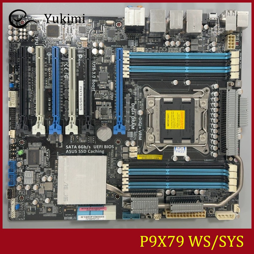 FOR ASUS P9X79 WS/SYS DDR3*8 LGA2011 128GB Ｍotherboard Test OK