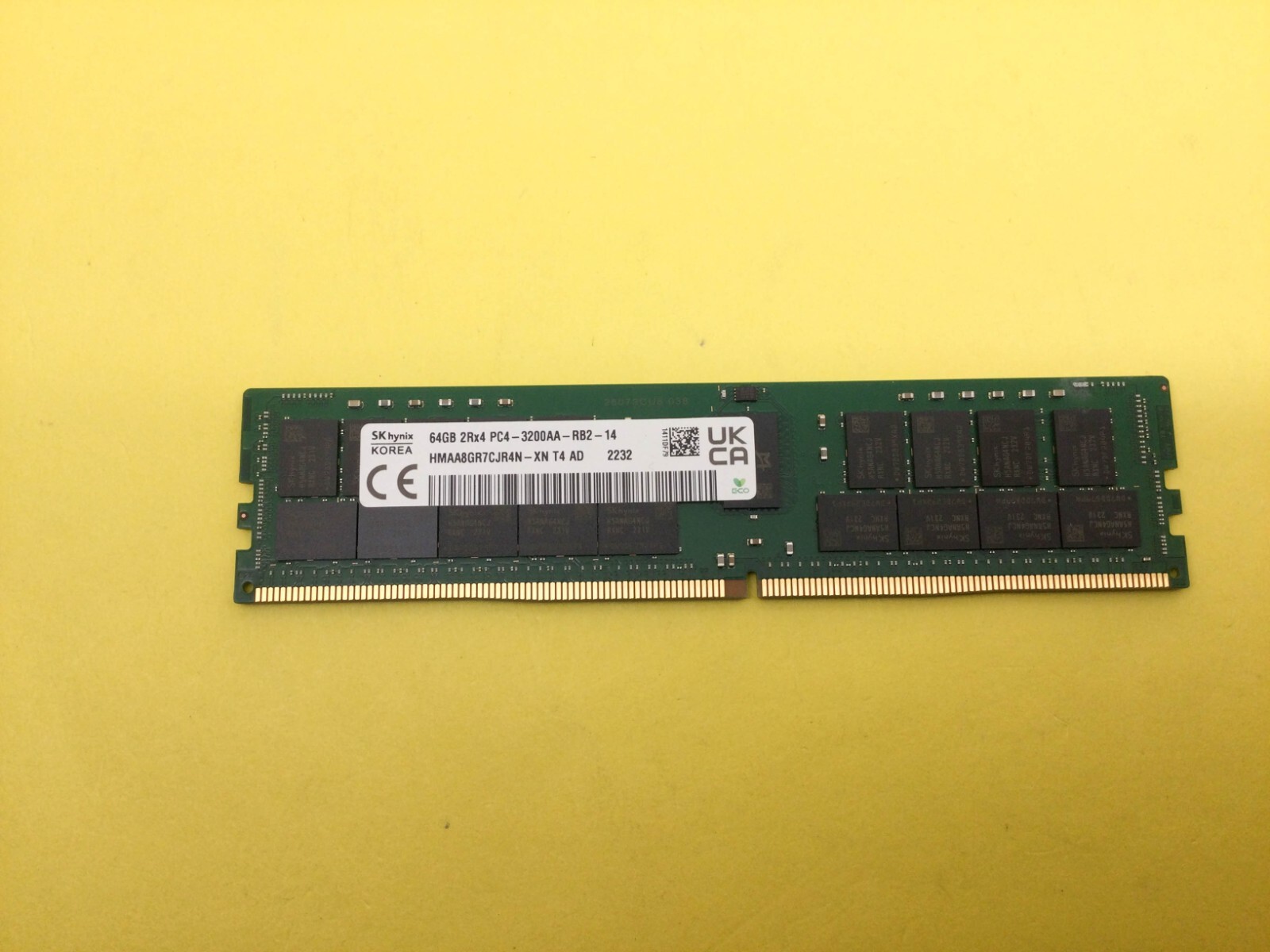 HMAA8GR7CJR4N-XN HYNIX 64GB (1X64GB) 2RX4 PC4-3200AA DDR4 SERVER MEMORY