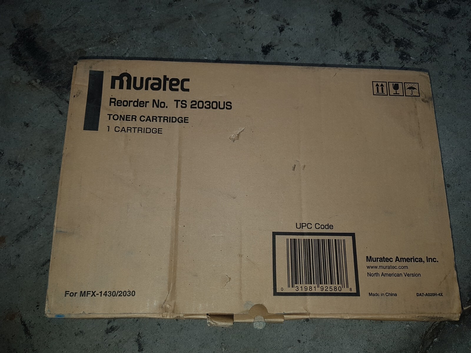 Genuine Muratec TS2030US Black Toner Cartridge MFX-1430/2030 BNIB