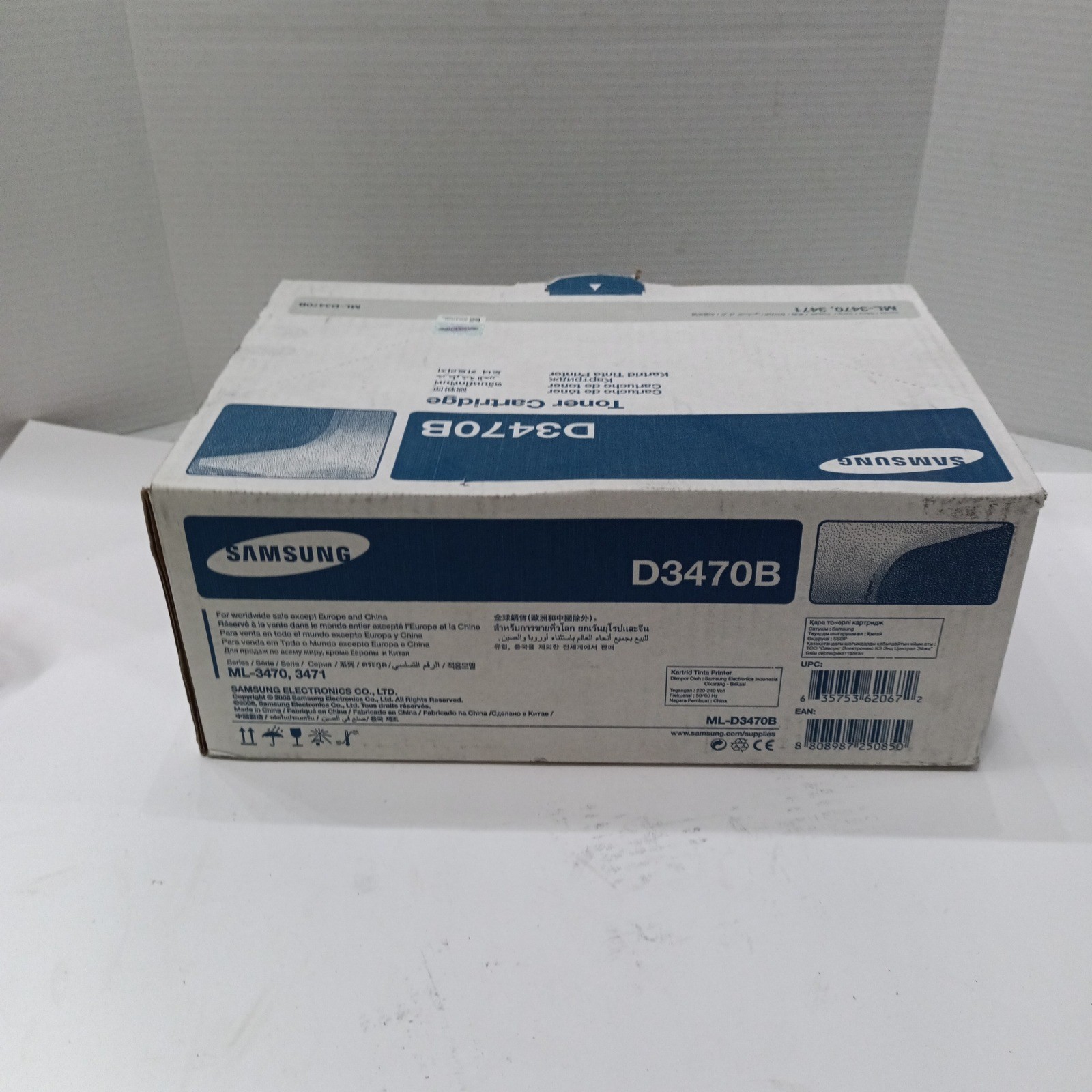 Samsung D3470B Black Toner Cartridge ML-3470 ML-3471 Series New OEM G33