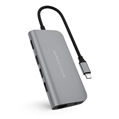 HyperDrive Power 9-in-1 Hub with USB-C 60W PD Fast Charging USB-A Expansion 4K