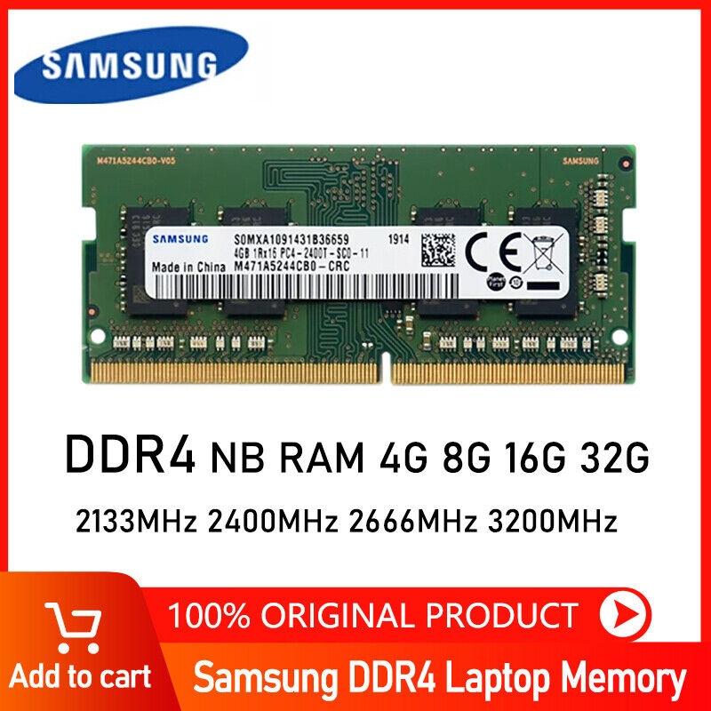 SAMSUNG Laptop RAM DDR4 8GB 16GB 32GB 2666/3200MHz PC4 Notebook RAM Memory a Lot