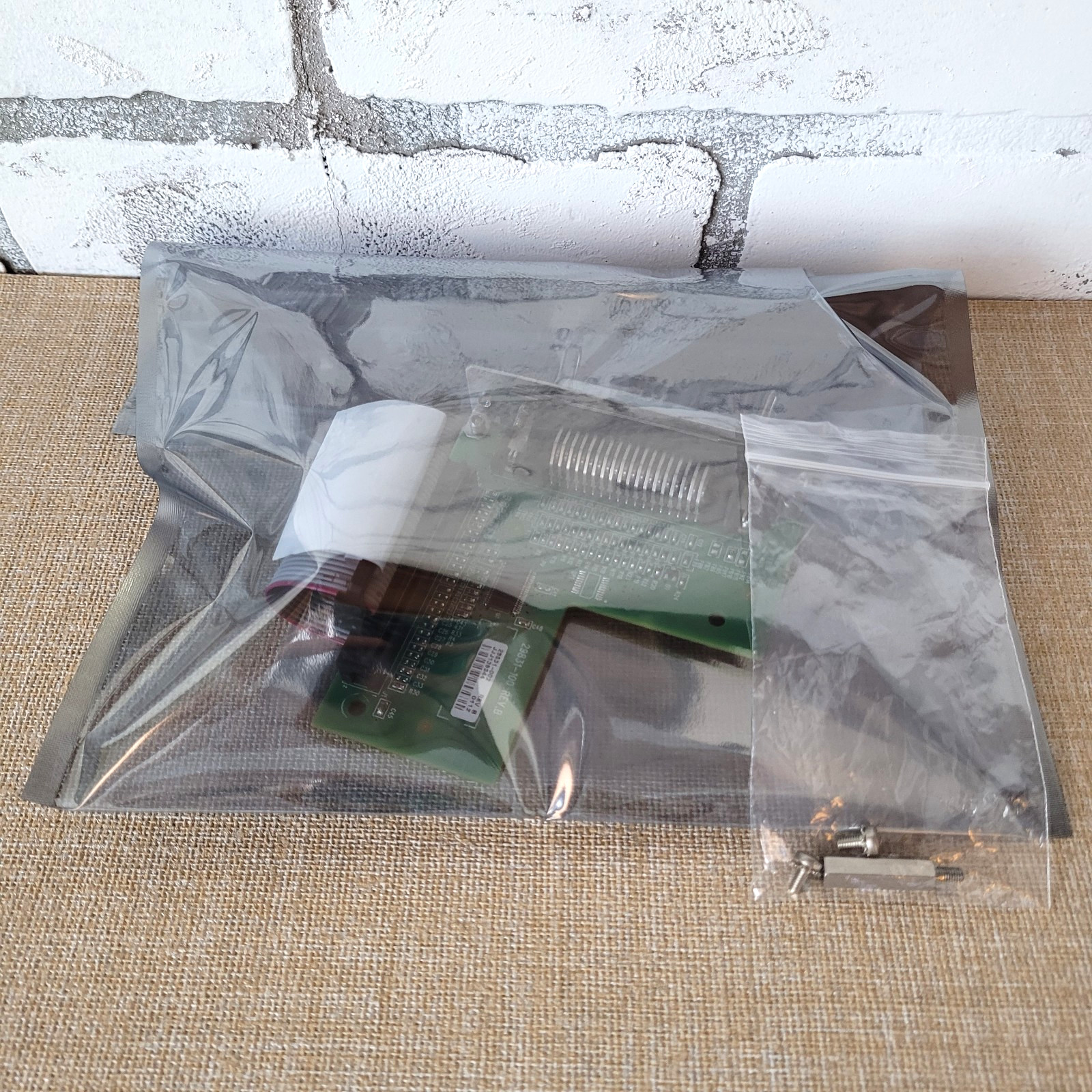 Zebra S4M 29831 Interface Board Card w/Ribbon Cable TESTED