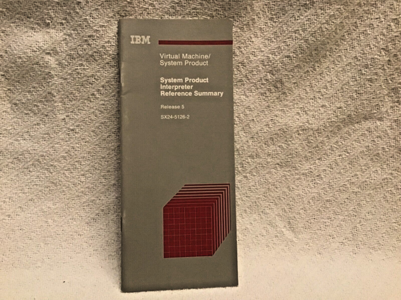 IBM VTG virtual machine/system product interpreter reference summary release 5