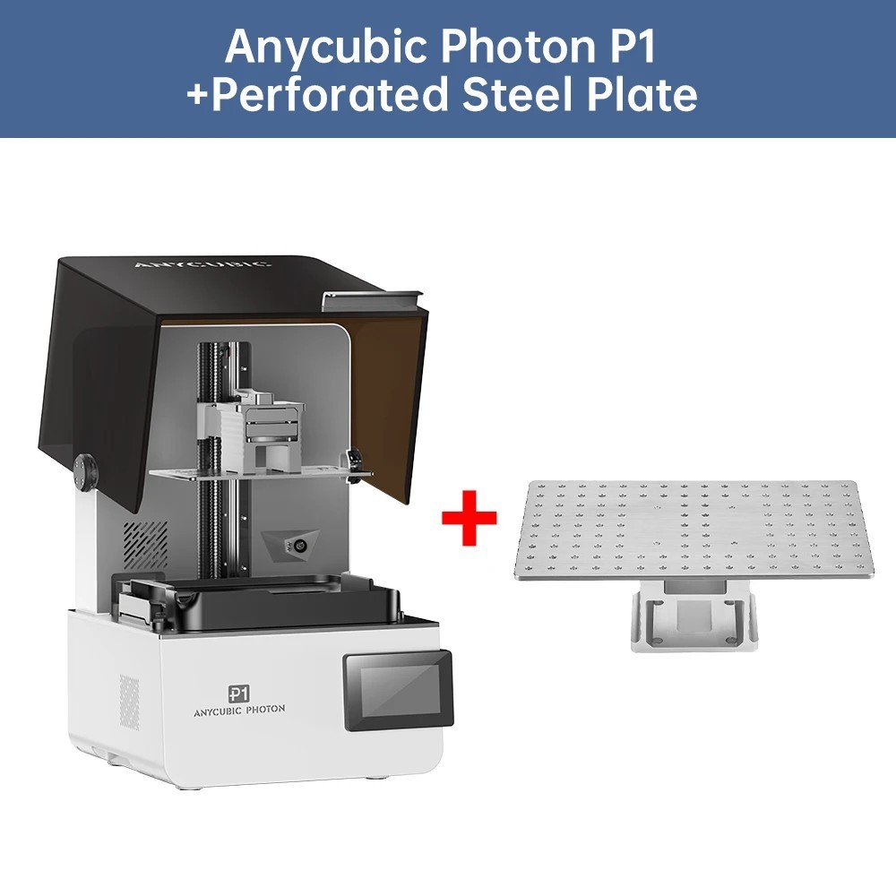 ANYCUBIC Photon P1 3D Printer - LCD, UV Resin, Precision Steel Platform