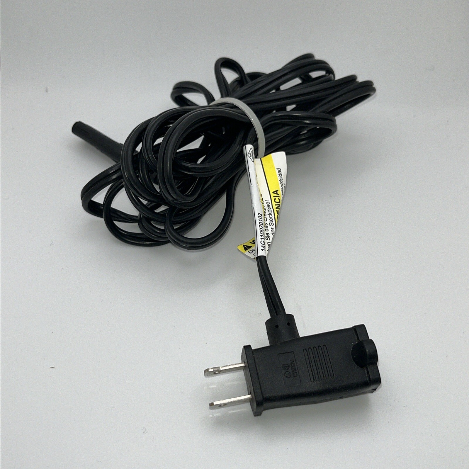Well Shin WS-021 Polarized Plug Extension Power Cable Cord 12FT