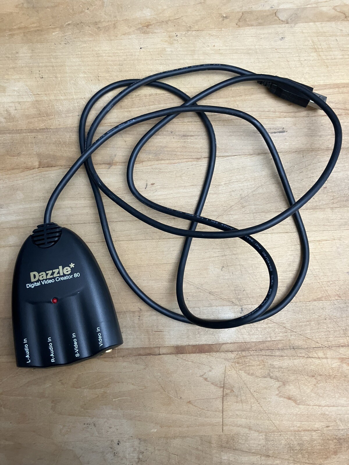 DAZZLE DVC-80 Digital Video Creator 80 Video Capture Device RCA USB Untested