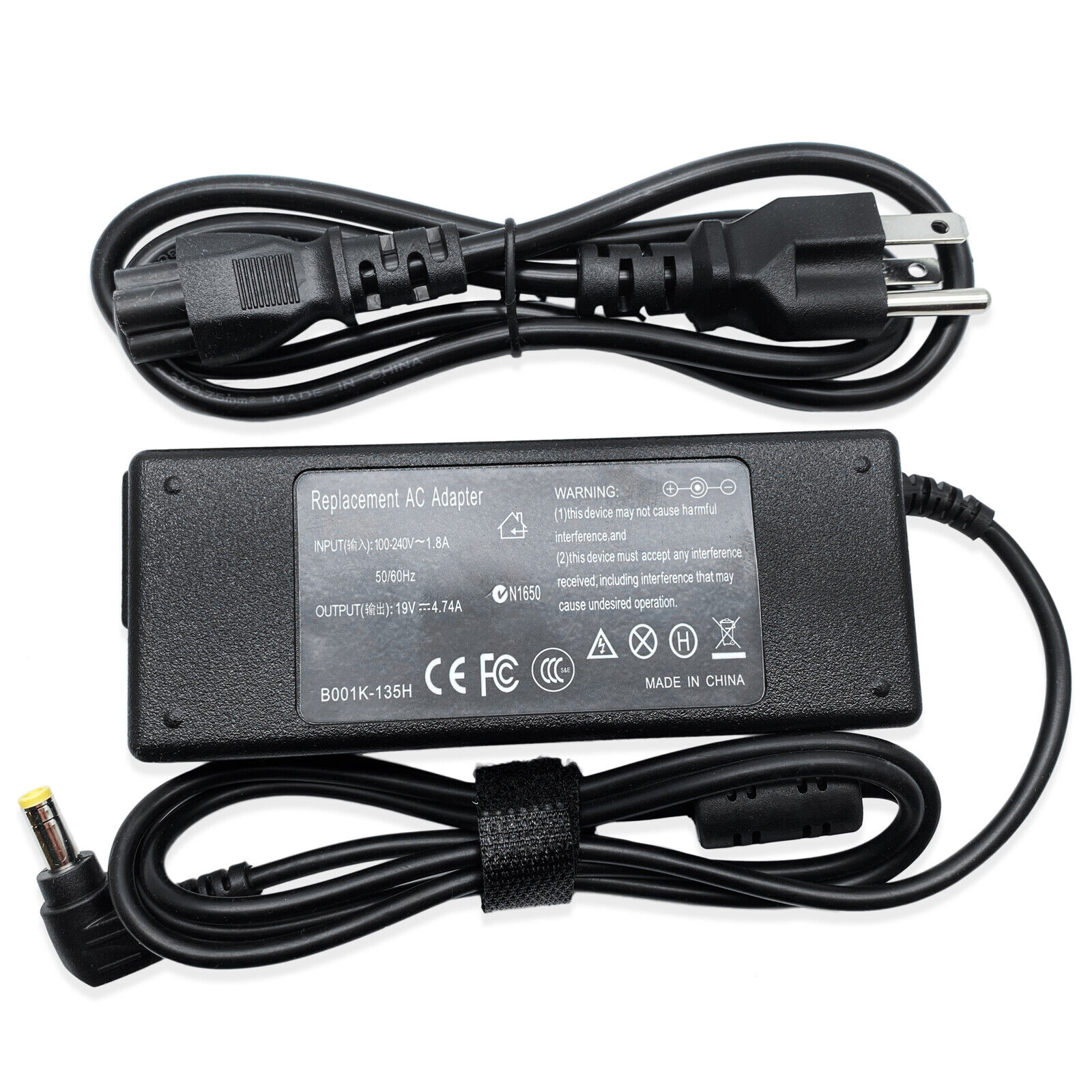 90W New AC Adapter Charger For Compaq Presario 2100 2500 2800 Power Supply Cord