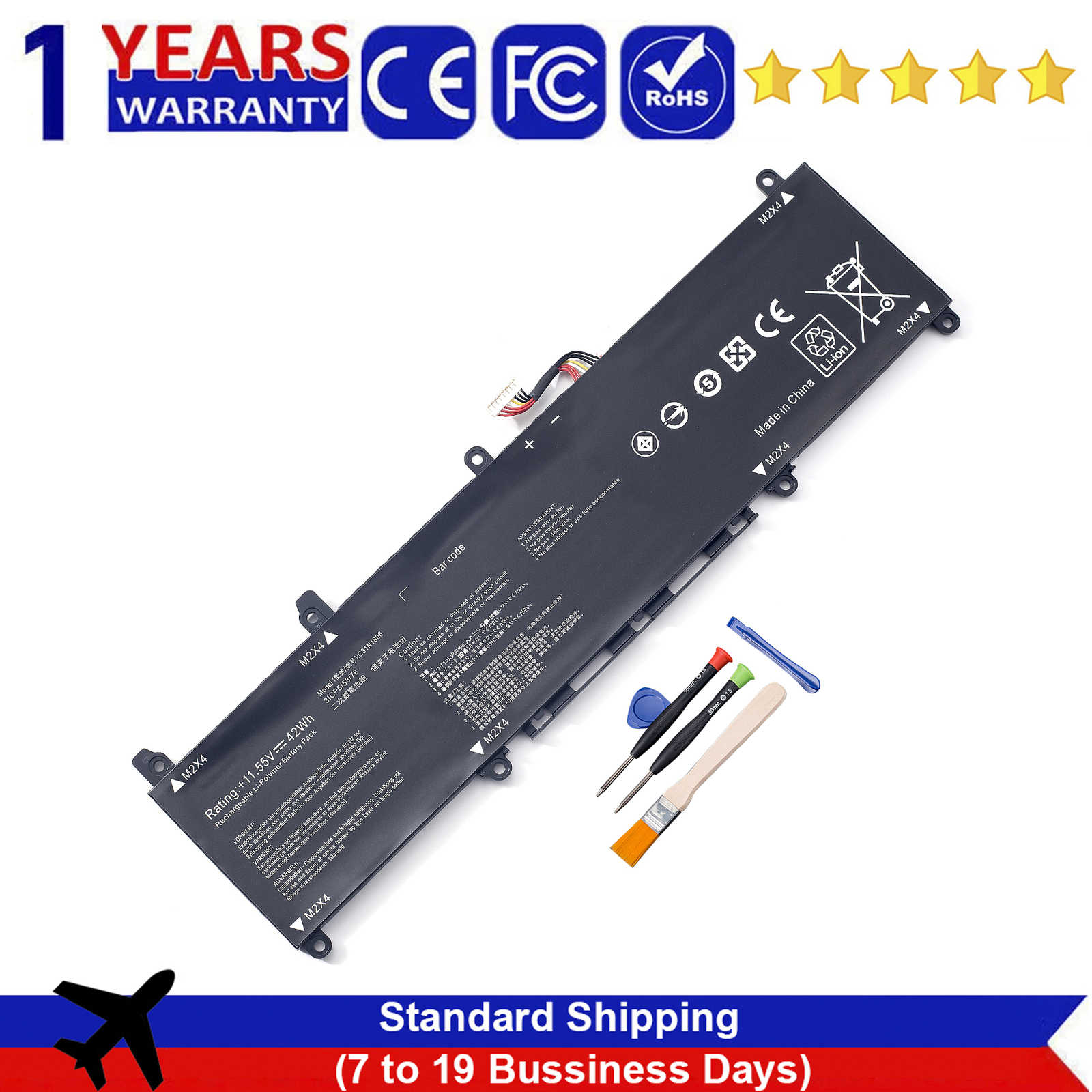 C31N1806 Battery For ASUS VivoBook S13 S330FN V330FA V330FN R330UN K330FA K330FN
