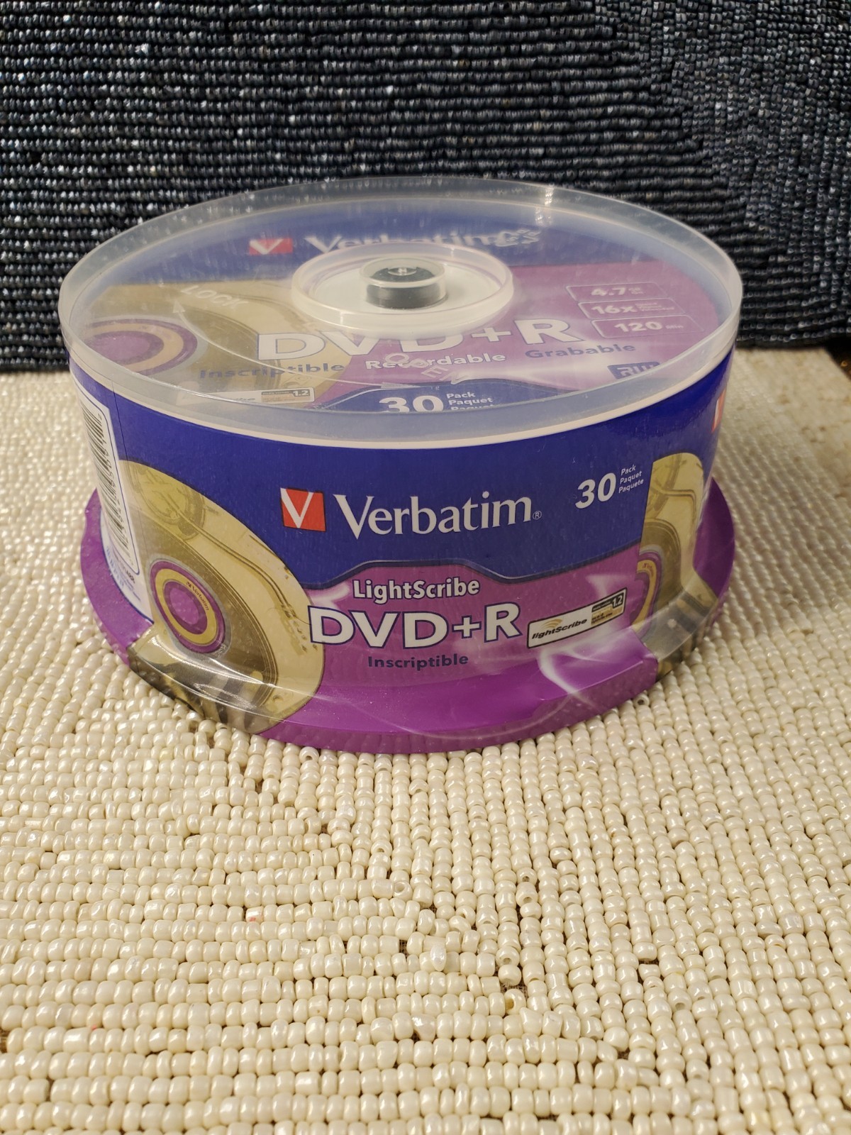 Verbatim Lightscribe DVD+R 30 Pack Blank Media 4.7GB 120mn Recordable 30 Discs
