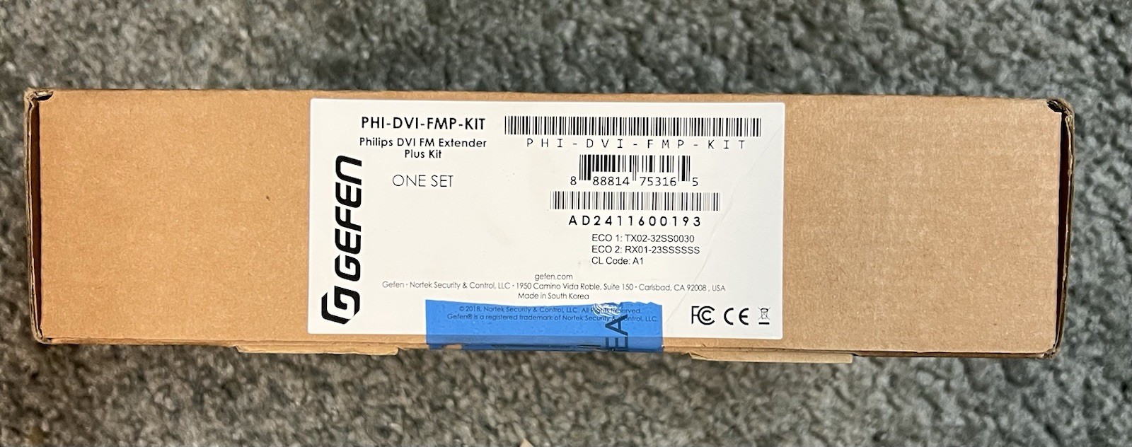 Gefen PHI-DVI-FMP-KIT Philips 4598 007 46471 SL DVI Isolated Extension Kit New