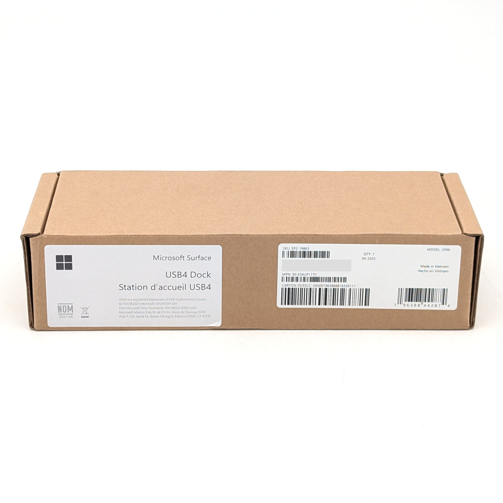 Microsoft Surface USB4 Laptop Docking Station (EP2-19863) | Black