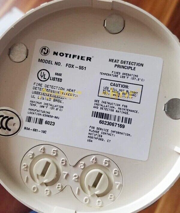 1PCS NEW FOR NOTIFIER Intelligent temperature FDX-551