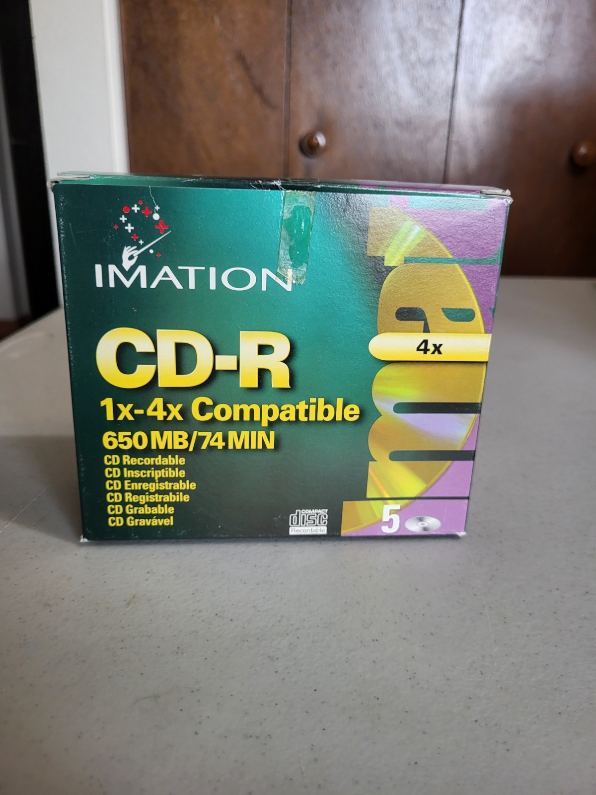 IMATION CD-R 650MB 74min Recordable 1X-4X ~ 3 in jewel case