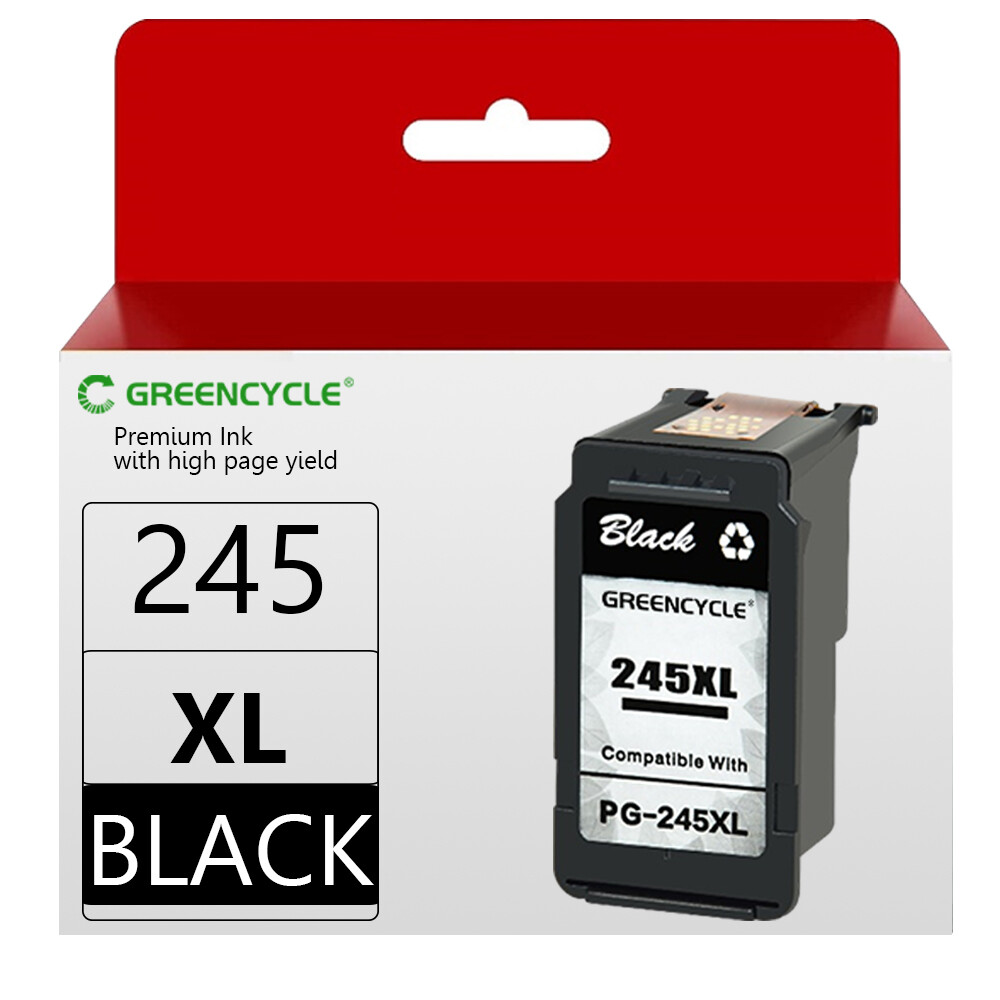 GREENCYCLE PG-245XL CL-246XL Ink Cartridge for Canon IP2820 MG2555 TS3322 MX490