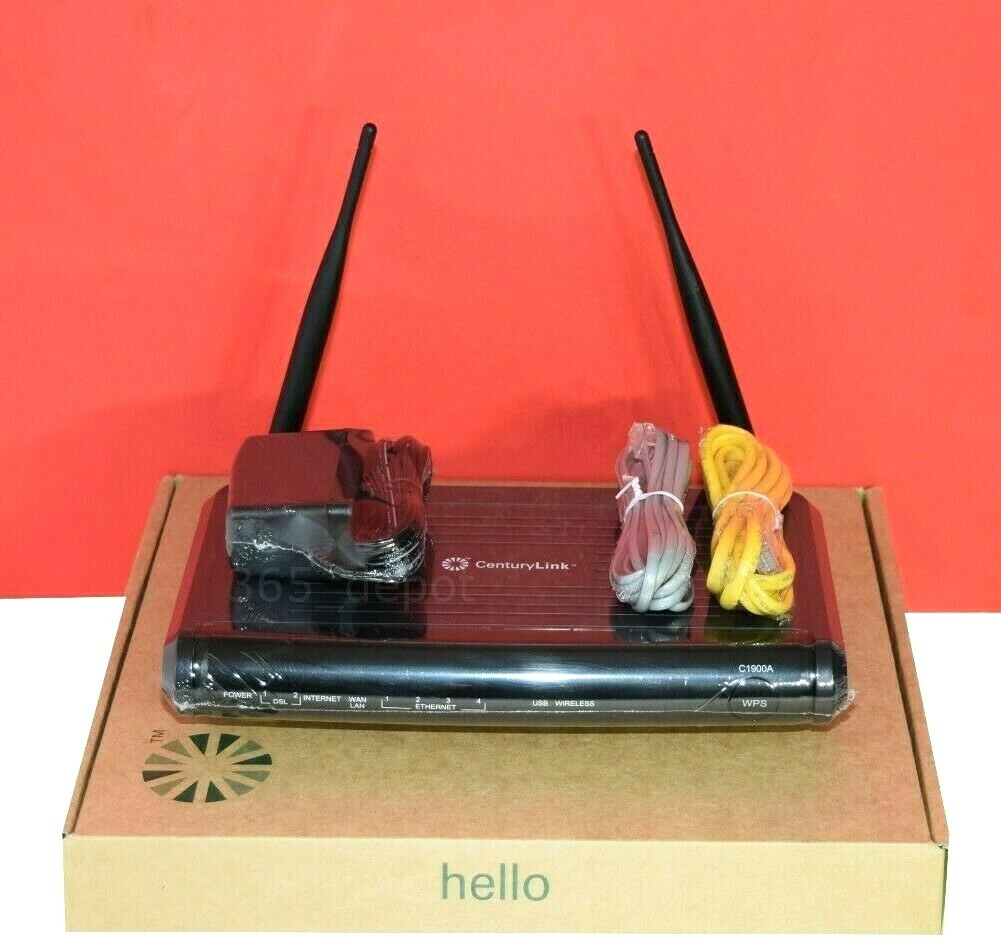  CenturyLink Actiontec C1900A Wi-Fi Router Telephony Modem Gateway VDSL2+ 