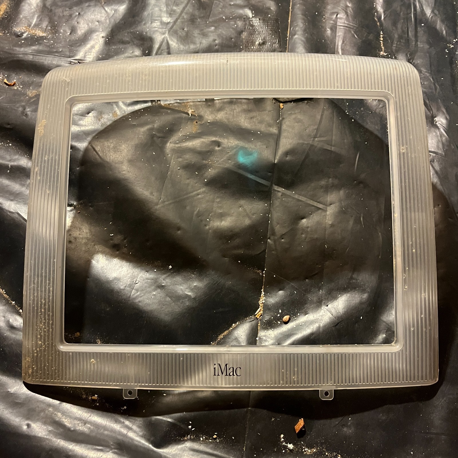 Vintage 1999  iMac G3 Desktop Front Cover Plate for Apple iMac Clear Acrylic