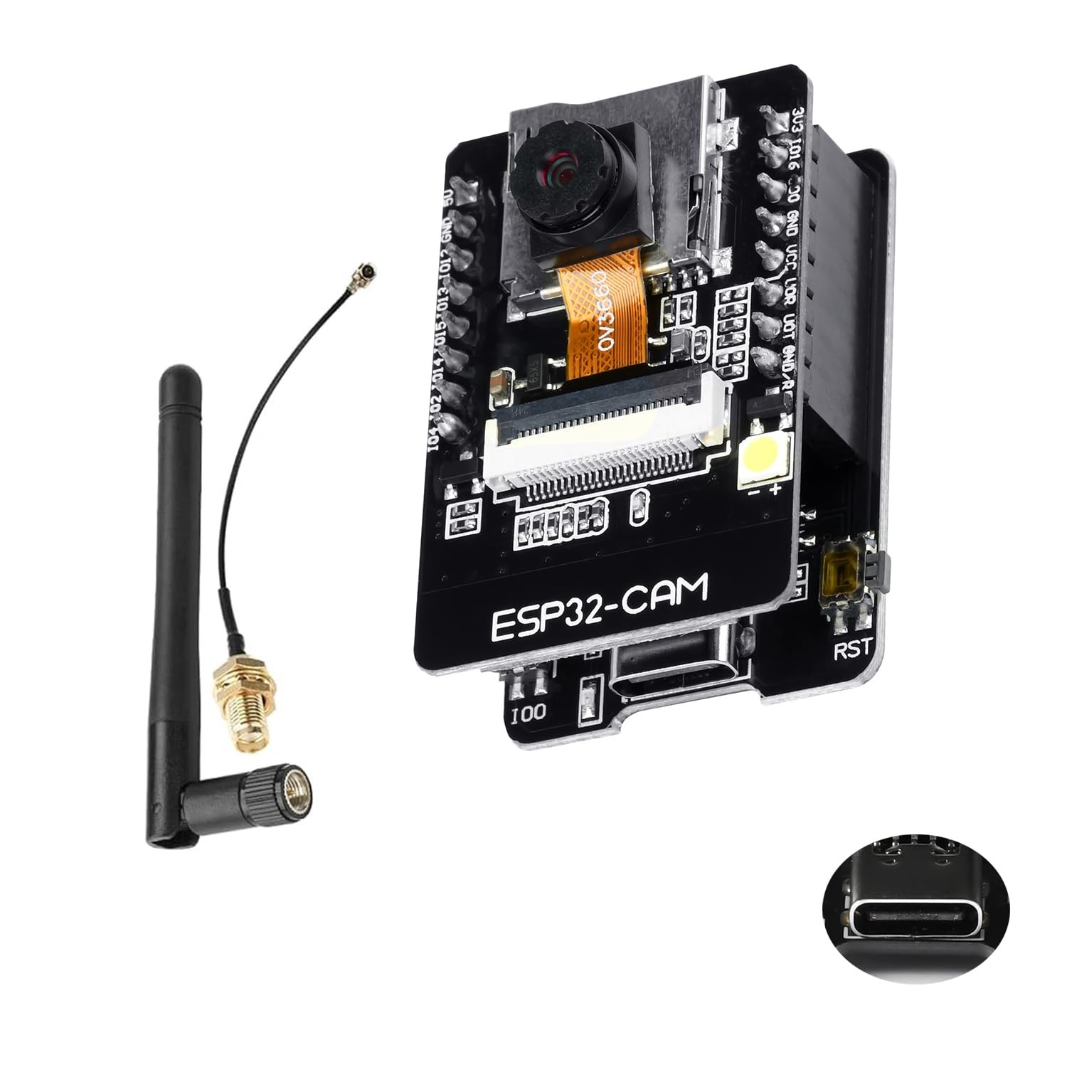 ESP32CAM Development Board With OV3660 Camera TypeC WiFi Bluetooth Module