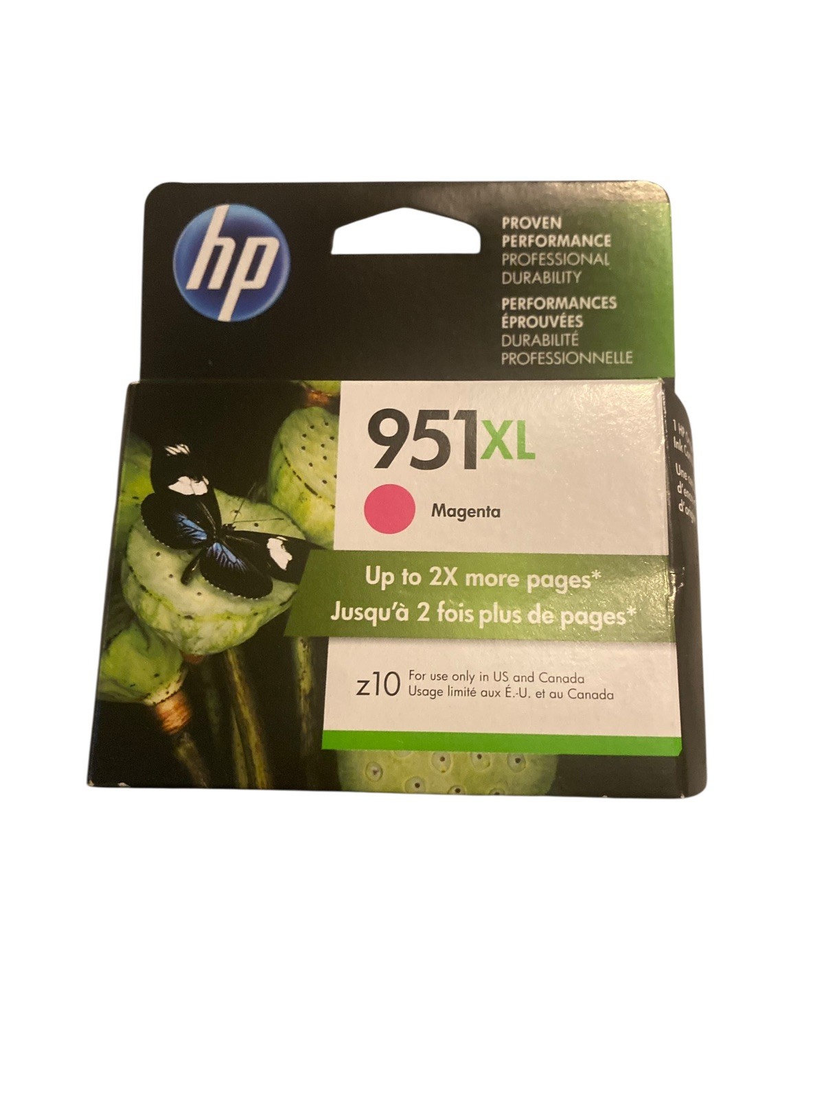 HP 951XL Magenta Ink Cartridge, 09/2019 New In Sealed Box
