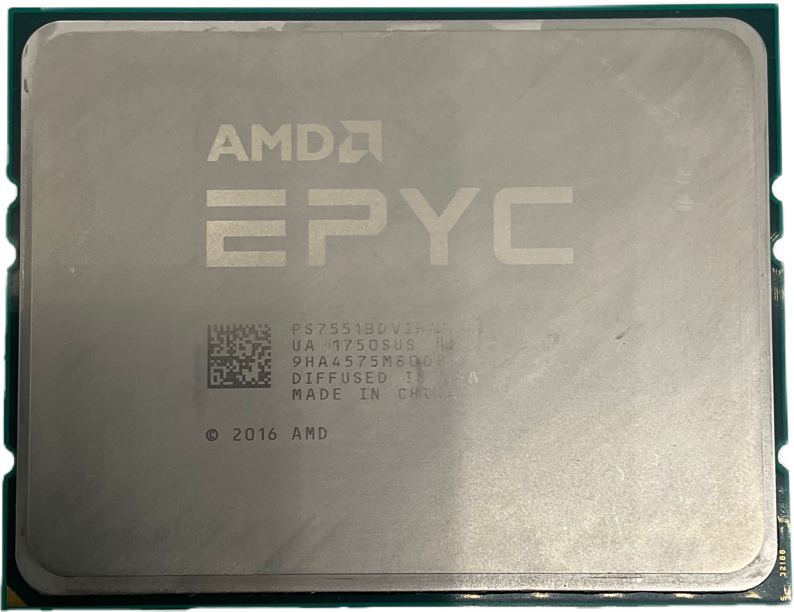 AMD EPYC 7551 32 Core 64 Thread SP3 Server CPU 2.0-2.49GHz