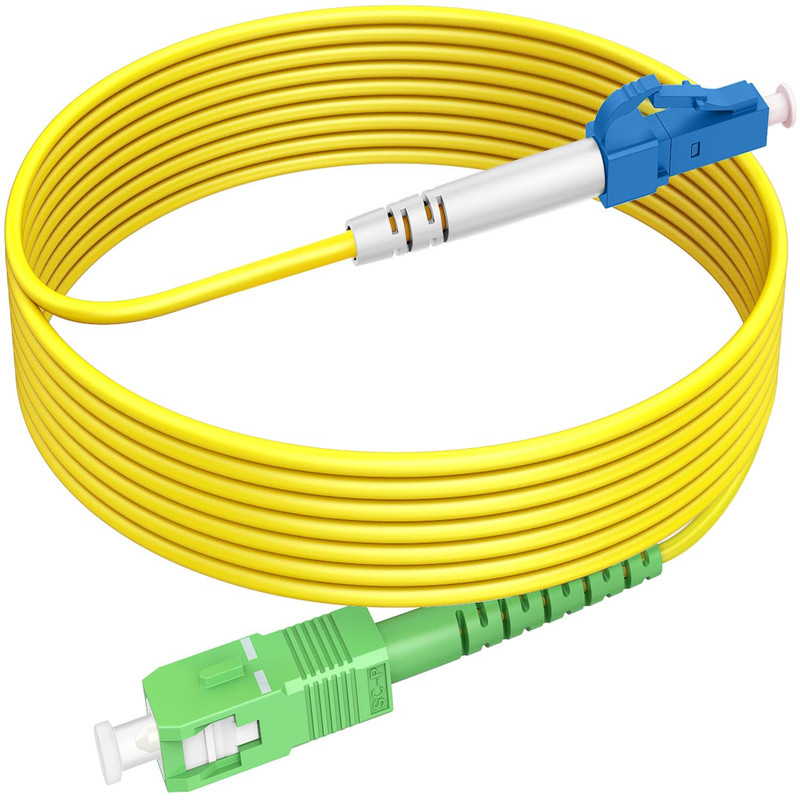 Rambocables Lc/Upc Sca Single Patch Cable 30M/100Ft Os2 Fiber Optic Jumpers