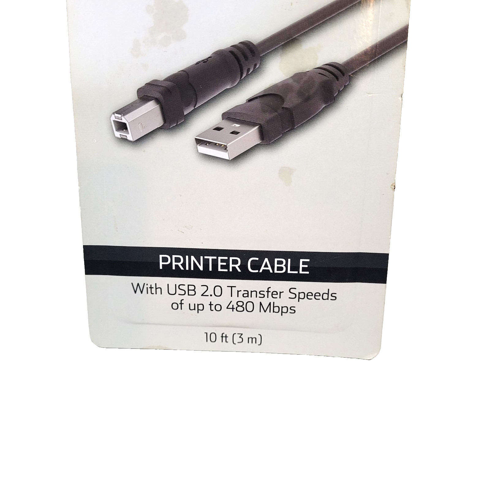 ONN USB 2.0 10 ft Printer Cable