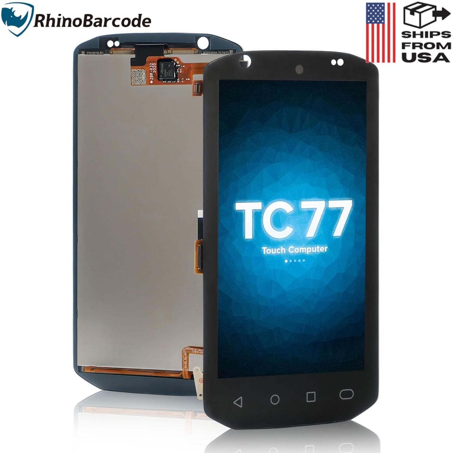 New LCD Touch Display Digitizer Replacement for ZEBRA TC77 Screen
