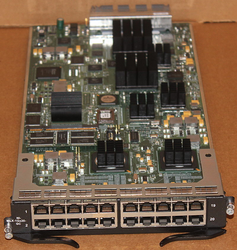 Brocade Foundry NetIron NI-MLX-1Gx20-GC 20 Port gigabit Ethernet Module