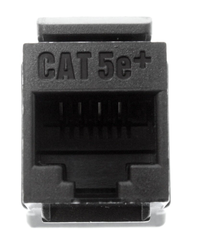 Legrand ON-Q WP3450-BK Keystone Connector CAT5E RJ45 Black Insert 20 Piece Set