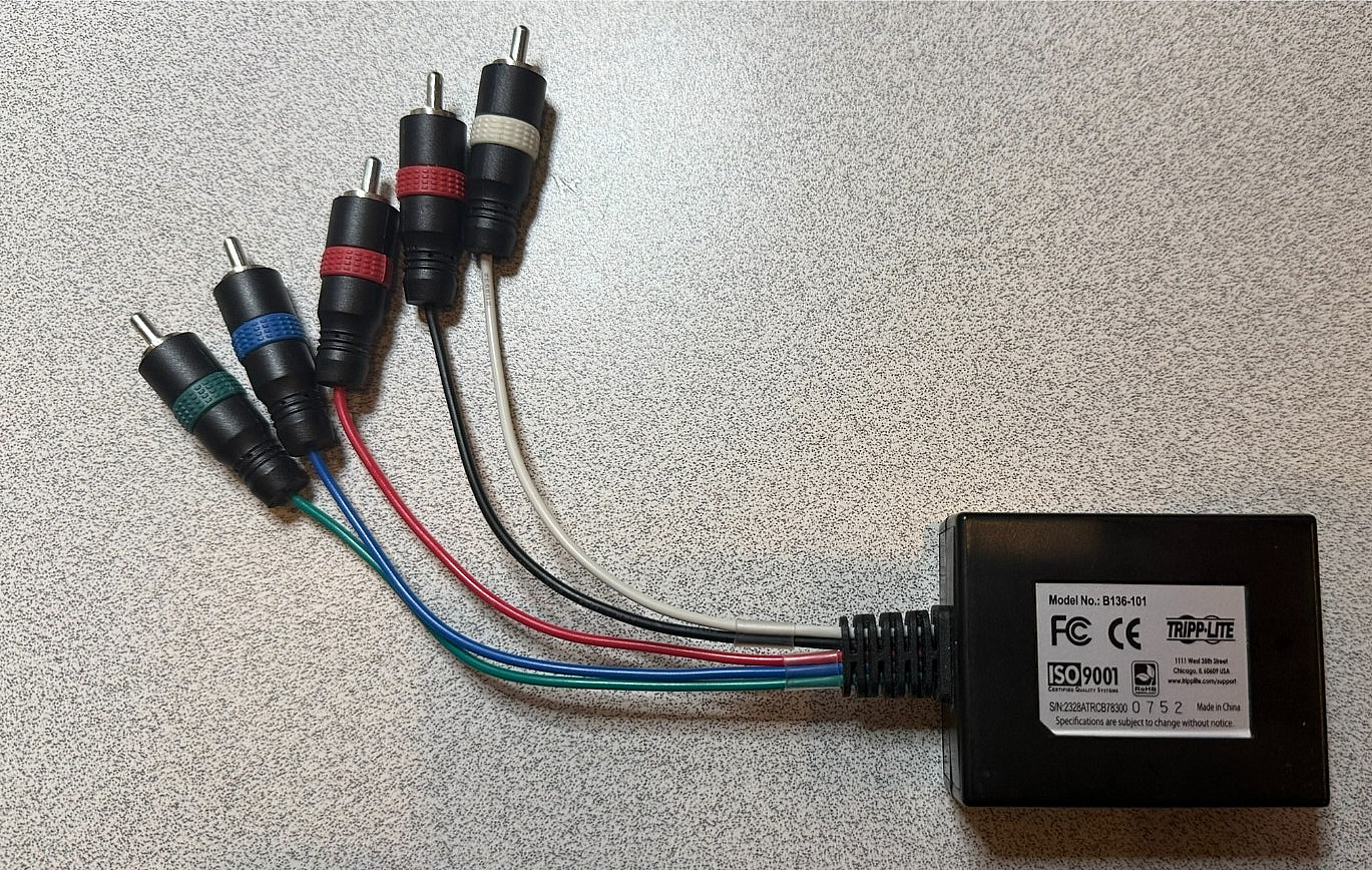 Tripp Lite B136-101 Component Video W/Audio Over Cat5 Extender