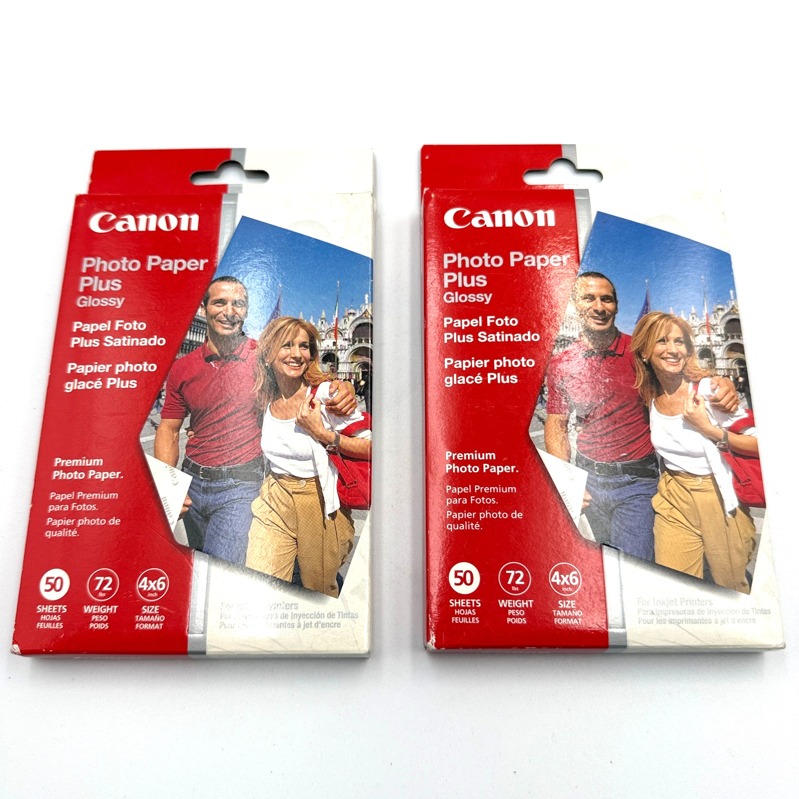 VTG Canon Inkjet Photo Paper Plus Glossy PP-101 4x6 50 Sheets, New Sealed Box