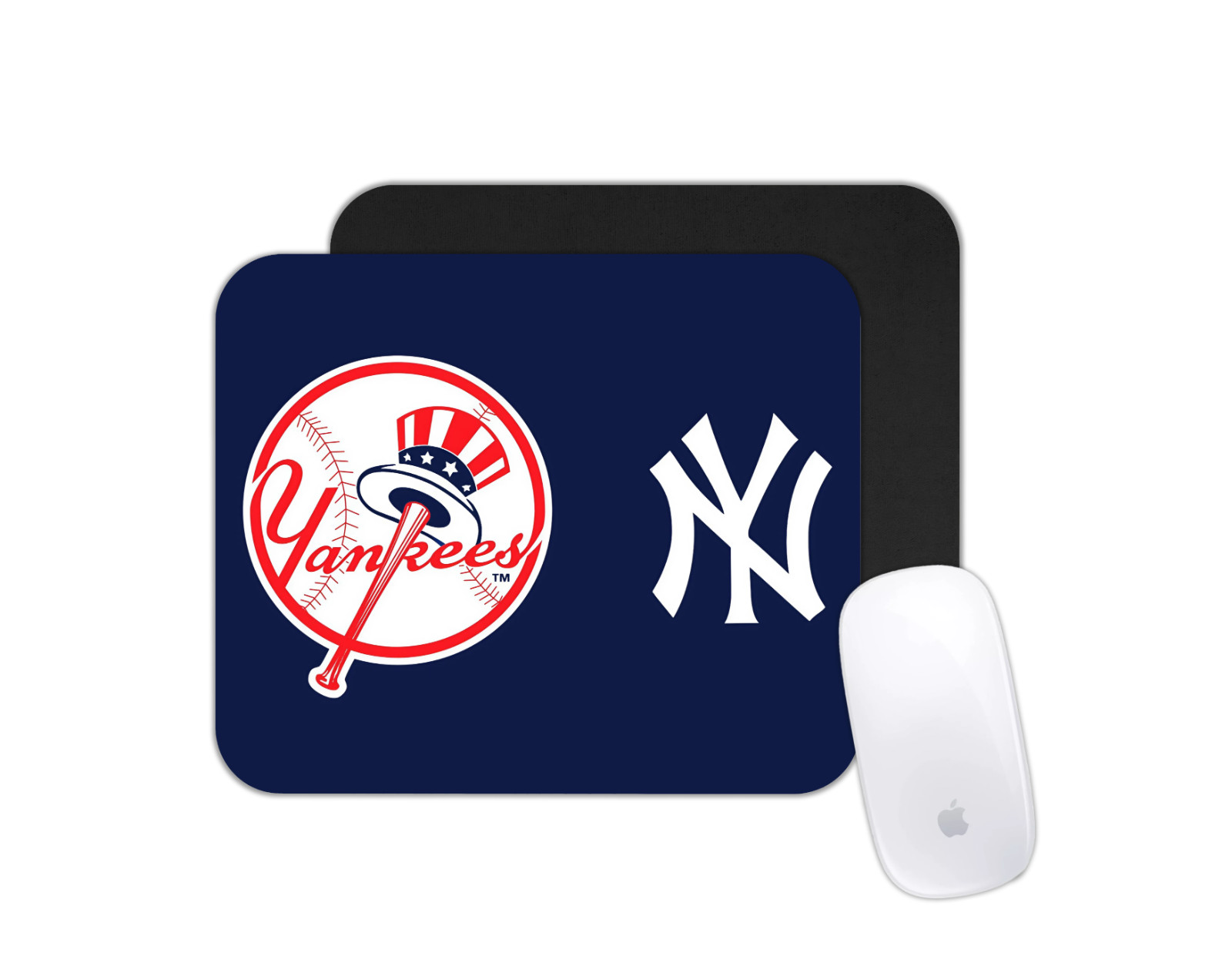 Baseball Theme Mouse Pad - New York Yankees- Office Desk Mat Sports Fans Gift