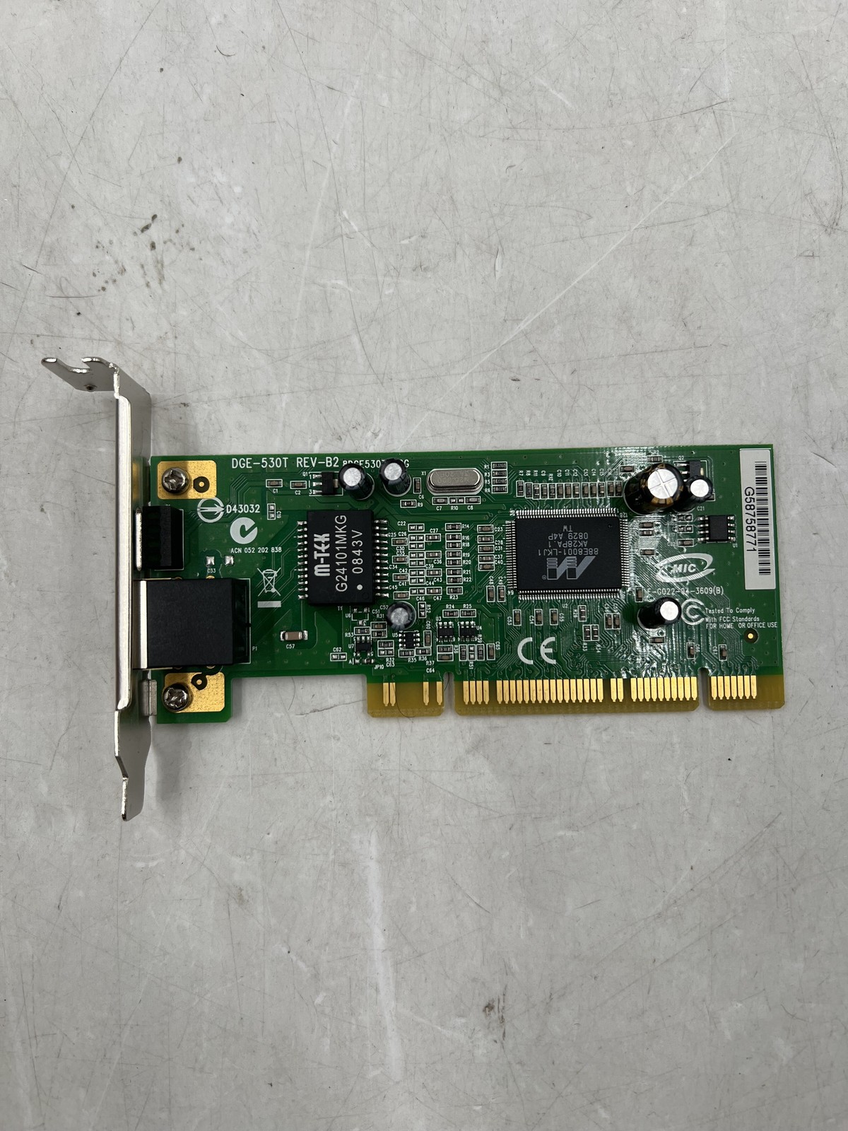 D-Link 10/100/1000 Desktop PCI Adapter Gigabit Ethernet Desktop DGE-530T Rev-B2