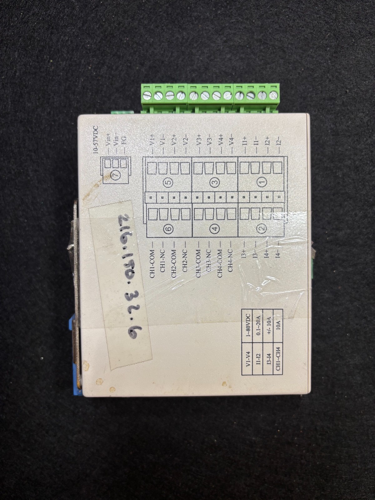 Tycon TPDIN-Monitor-WEB PowerSens Monitor Control Temp Sensor Tested Working