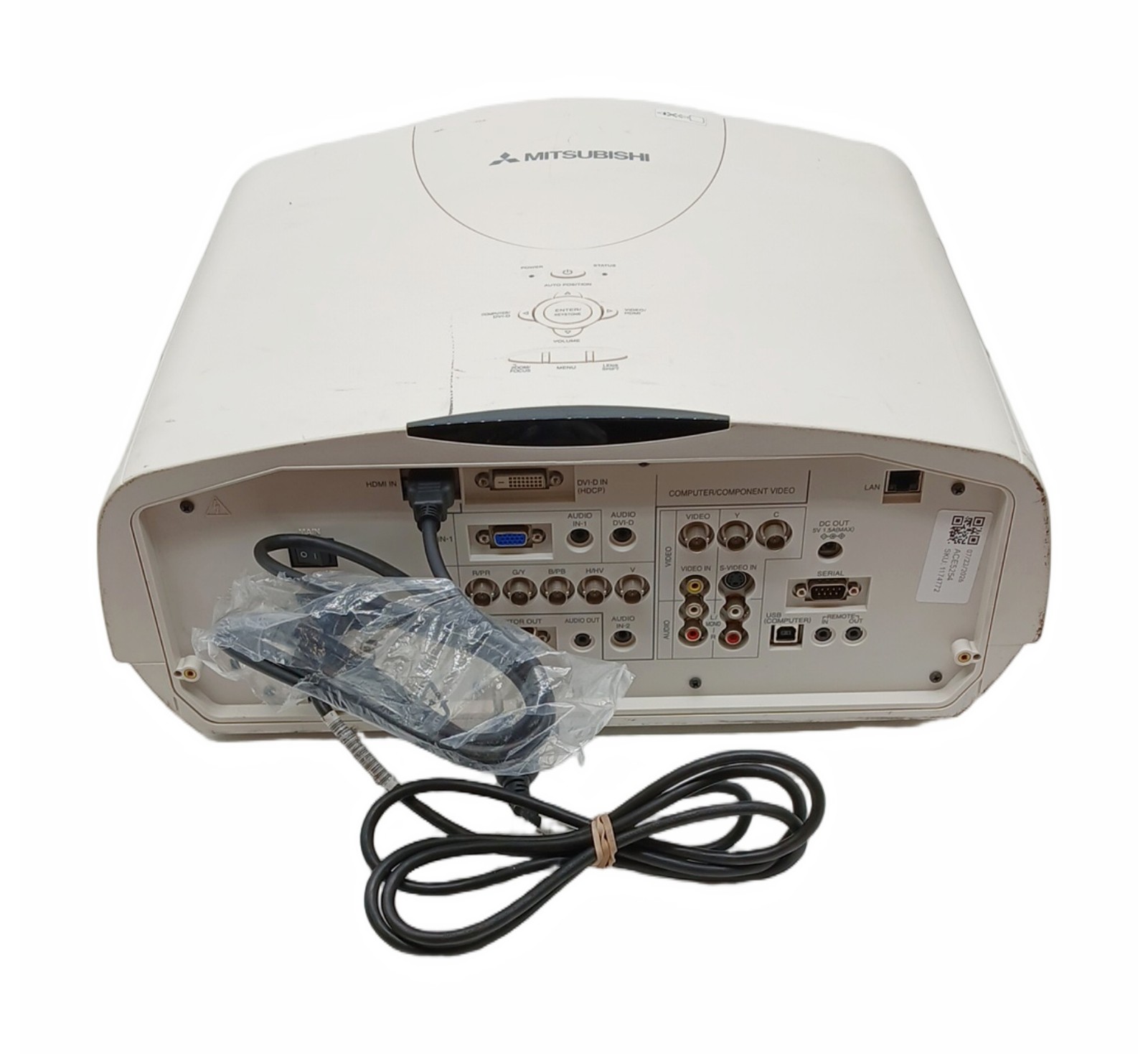 Mitsubishi WD3300U DLP Projector 4000 Lumens 16:10 4000:1