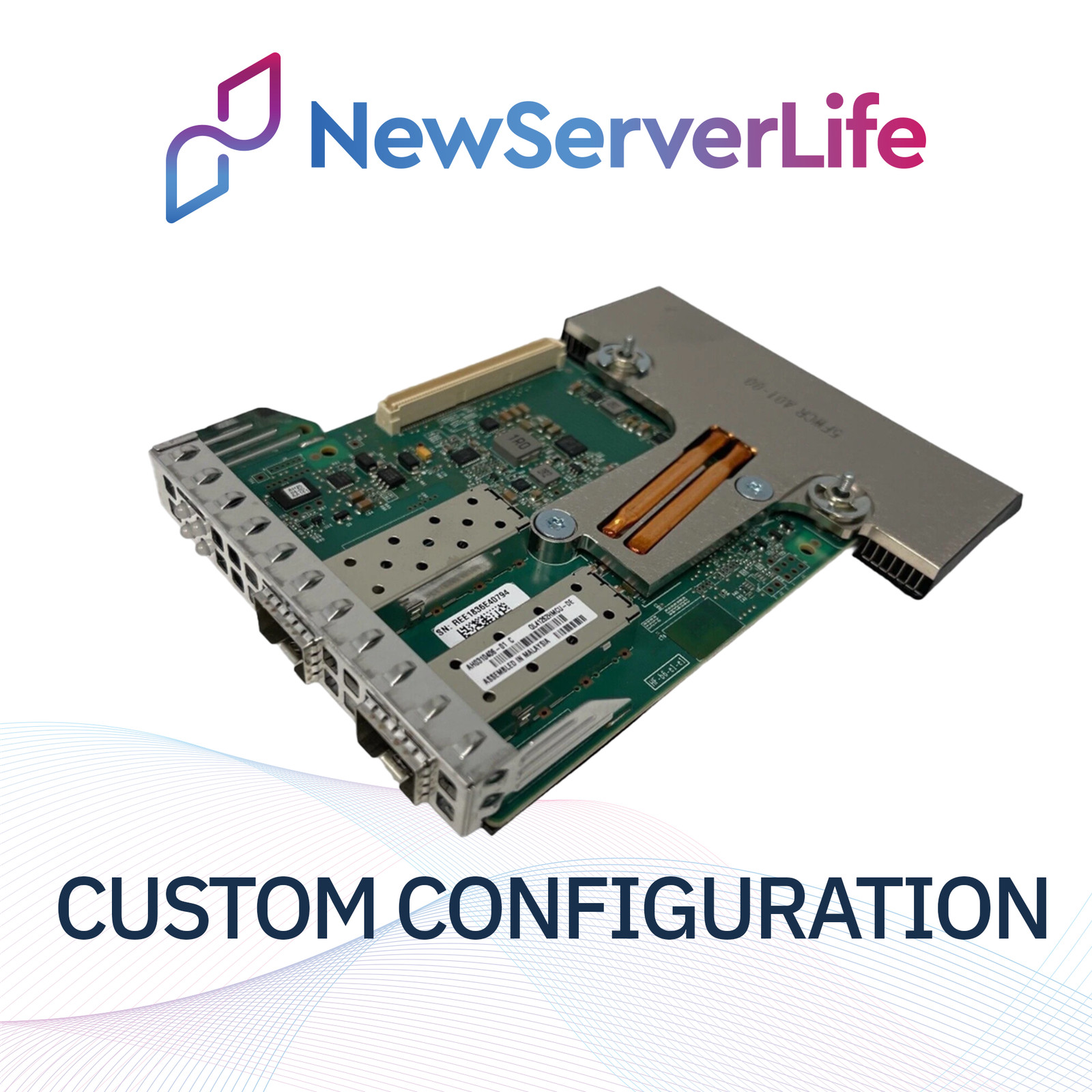 DELL QLogic QL41262 Dual Port 25/10GbE SFP28 Network Daughter Card 4KF8J