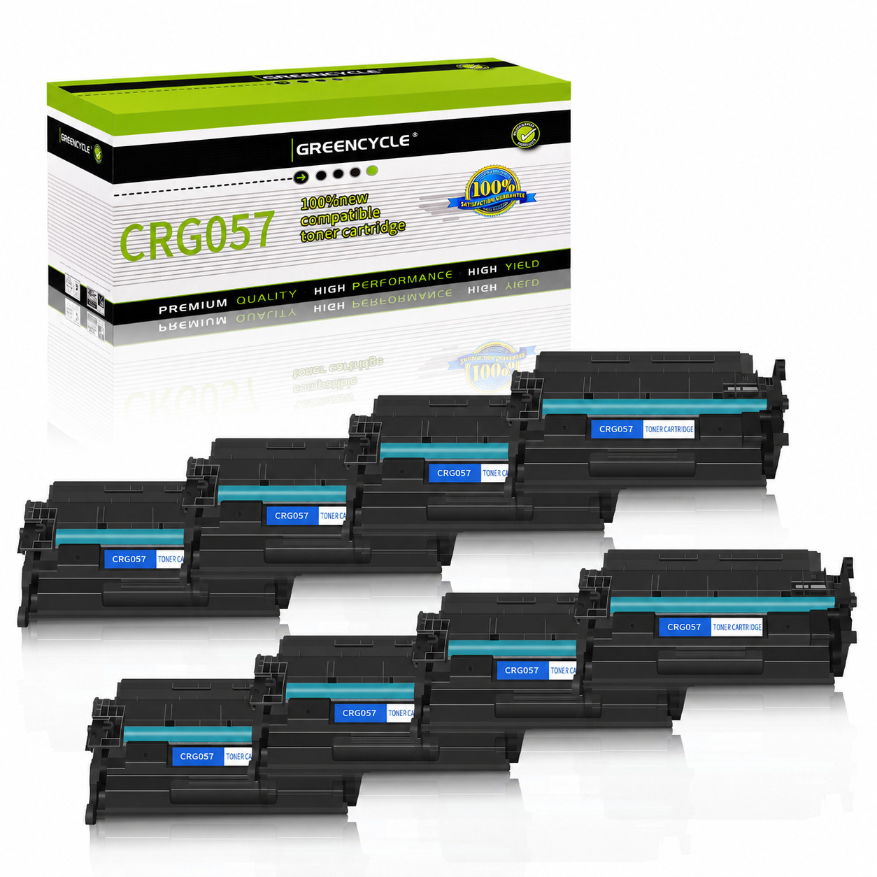 8PK CRG057 Toner Replace For Canon ImageCLASS LBP223dw LBP224dw New Chip