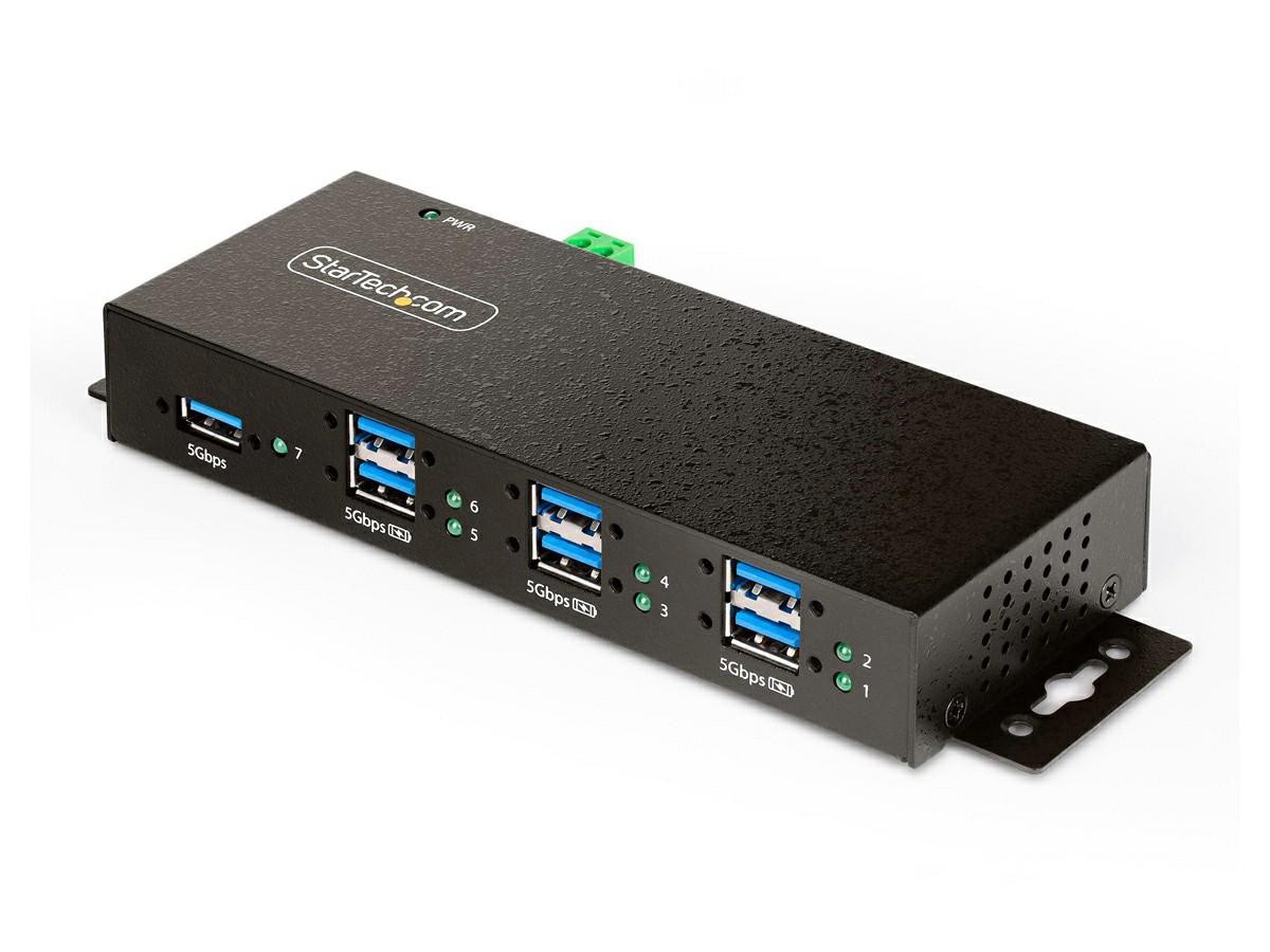 StarTech-New-5G7AINDRM-USB-A-HUB _ STARTECH 7-PORT MANAGED USB HUB - H