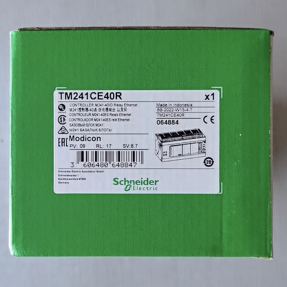 1PC Schneider Genuine TM241CE40R Programmable Controller Expedited Shipping