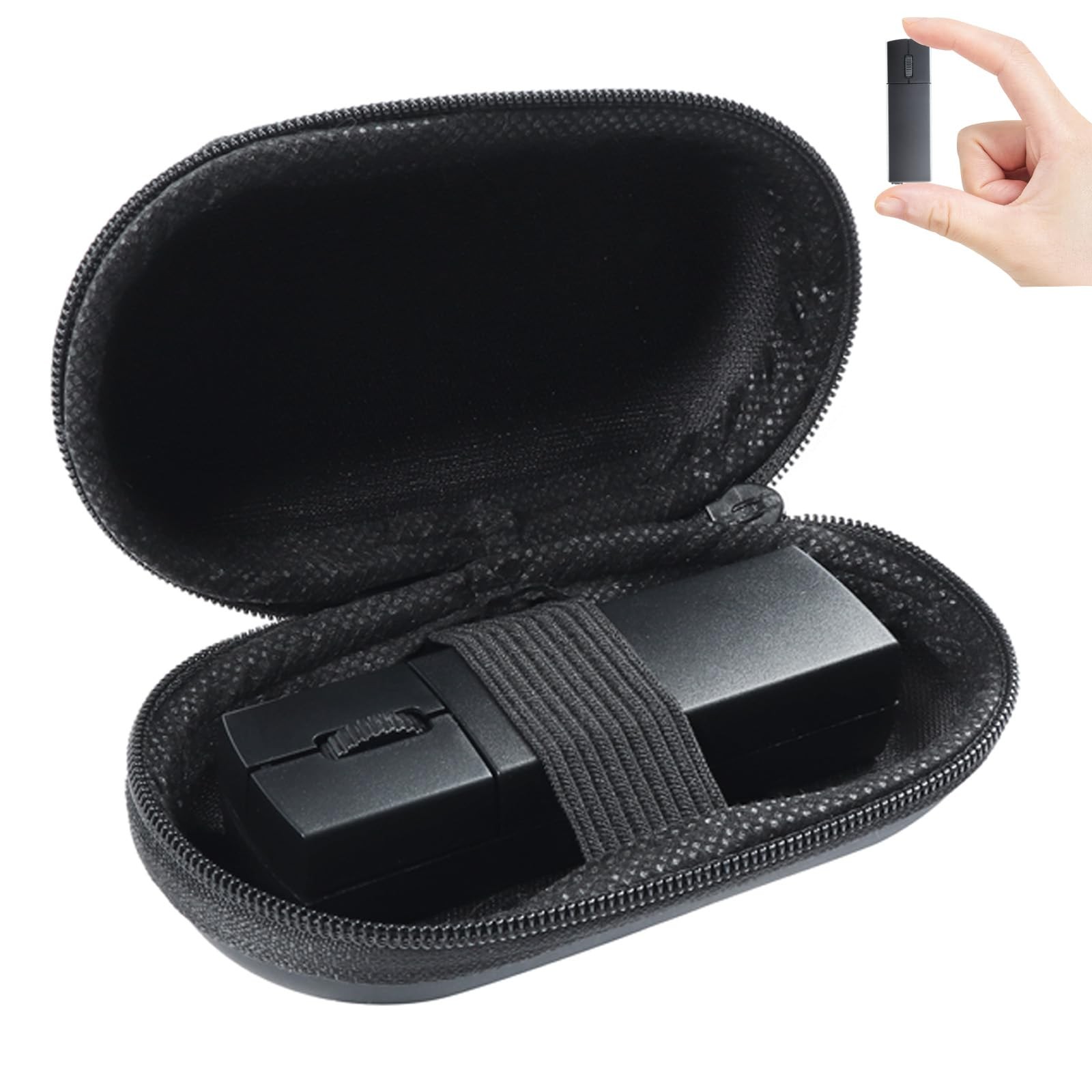 elec Space Wireless Mini Finger Mouse Black