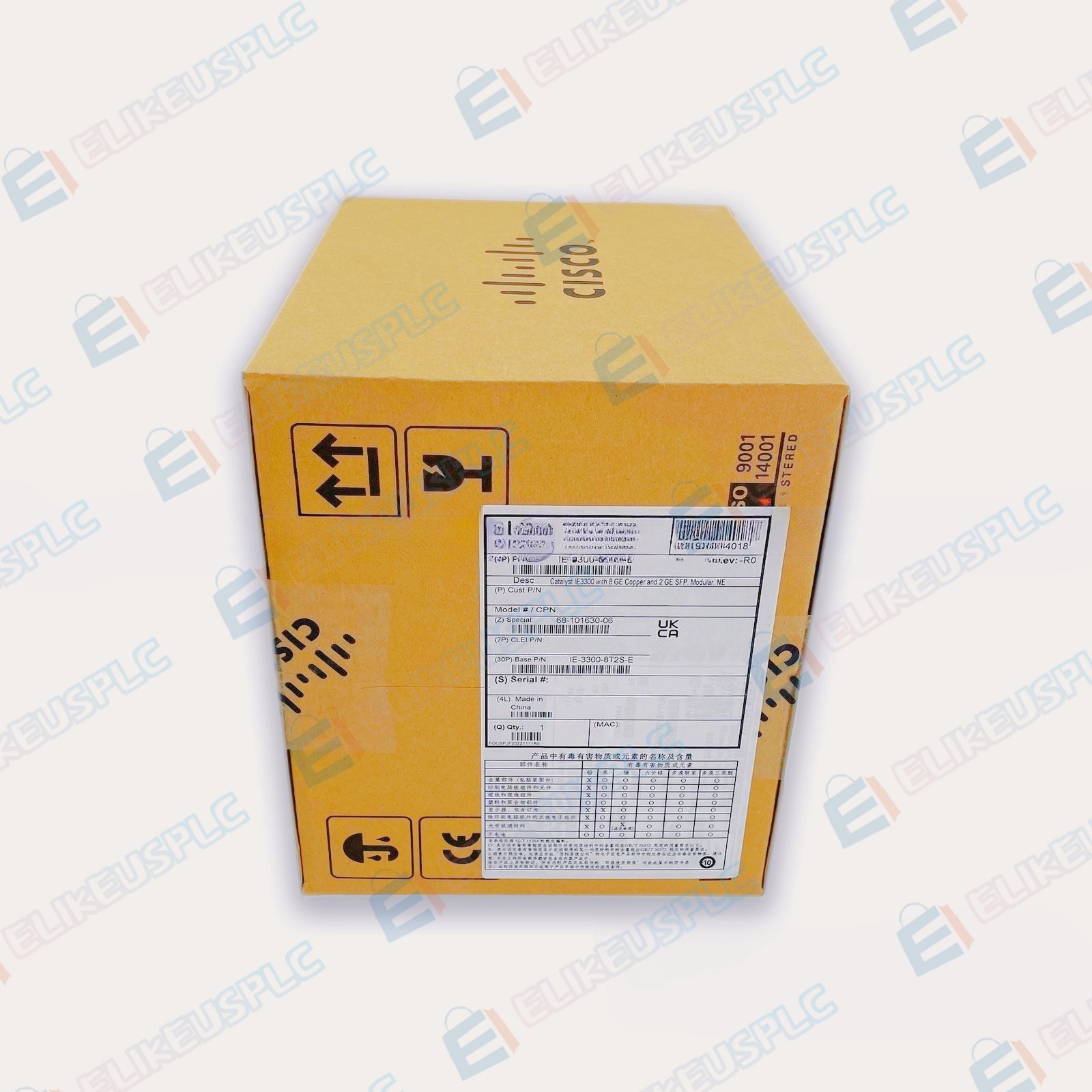 Cisco IE-3300-8T2S-E Industrial Ethernet Switch New  Expedited Shipping MMD0