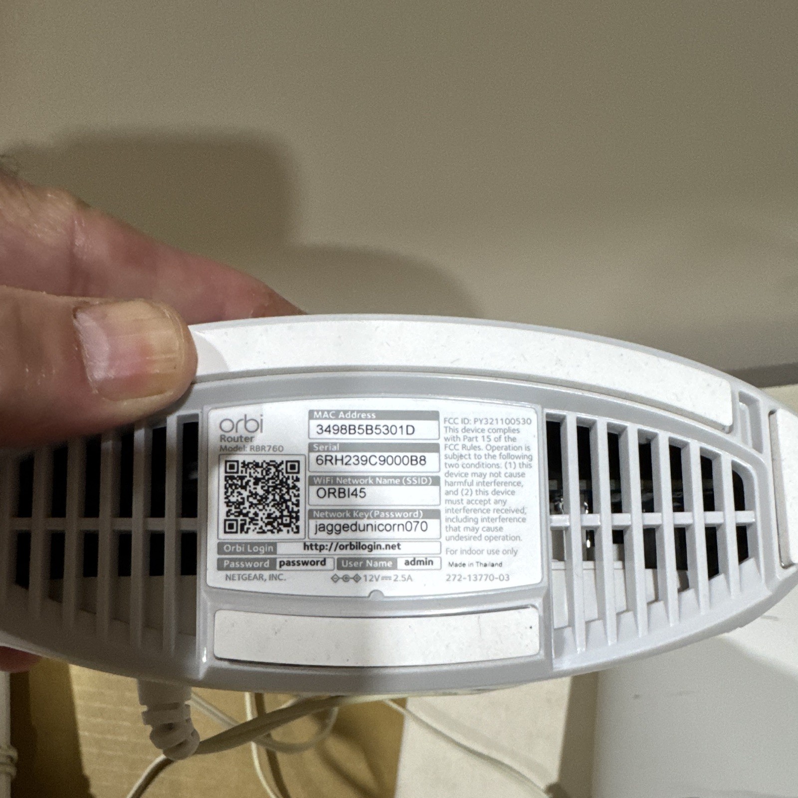 brand new NETGEAR Orbi RBR760 and two RBS760 Satellites
