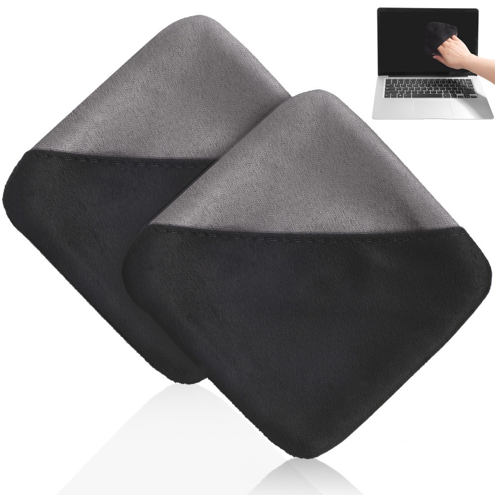Reusable 2Pcs Screen Cleaning Cloths for Lenses Touch Screens and Electronics