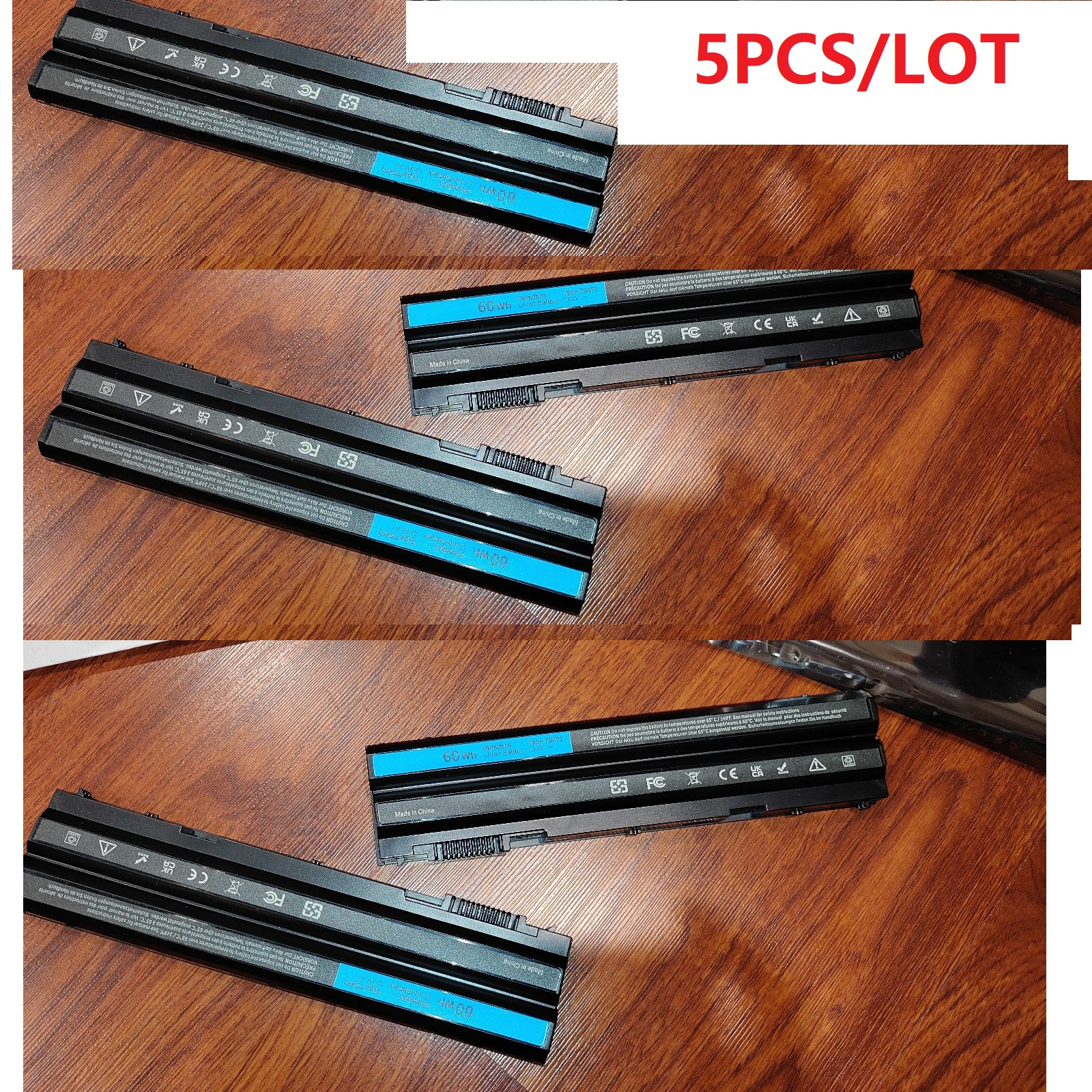 5PCS T54FJ Battery for Dell Latitude E6420 E6540 E6440 71R31 T54F3 N3X1D E5520