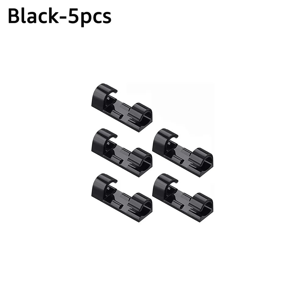 5/20Pcs Desktop Tidy Management Clips Cable Management Clip Cable Protector Wind