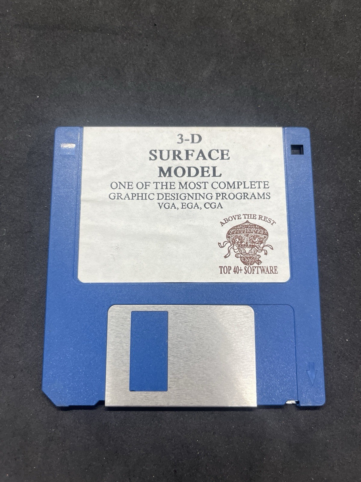 VINTAGE 3-D SURFACE MODEL 3.5” FLOPPY DISC SOFTWARE