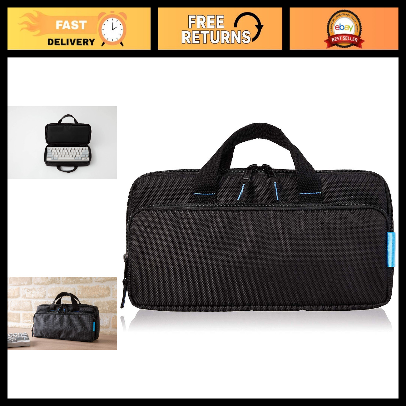 Carrying Case for Happy Hacking Keyboard - Durable, Lightweight & Portable