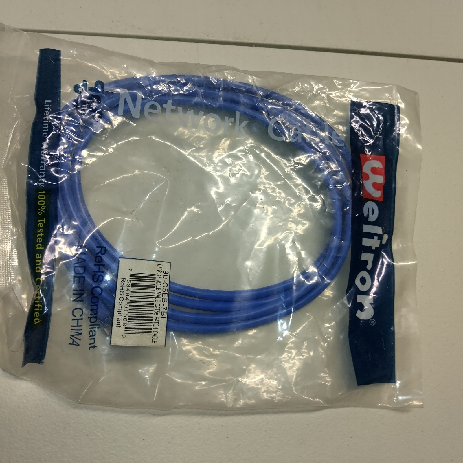 Weltron 90-C5EB-7BL Patch Cable